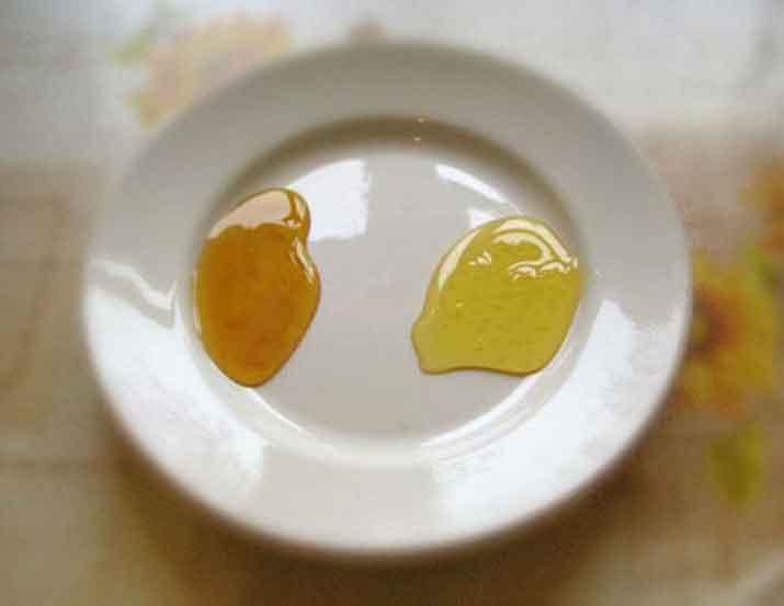 Как отличить натуральный мед от поддельного: Проверка тарелкой и водой